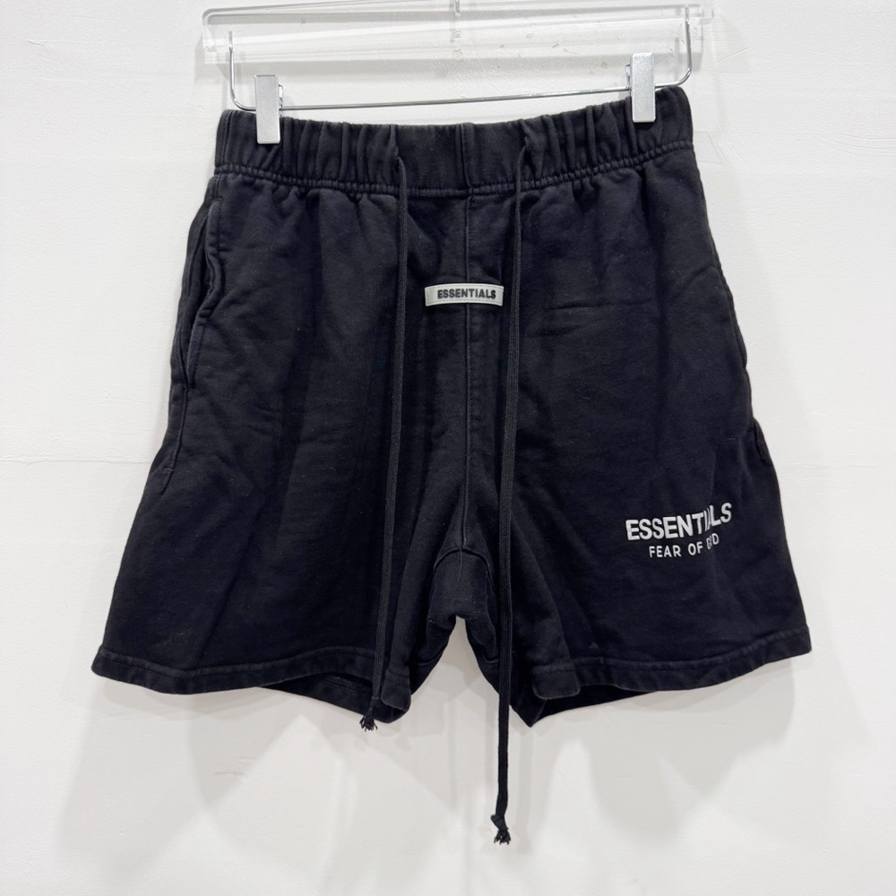 Fear Of God Essentials Black Drawstring Shorts Large Men’s